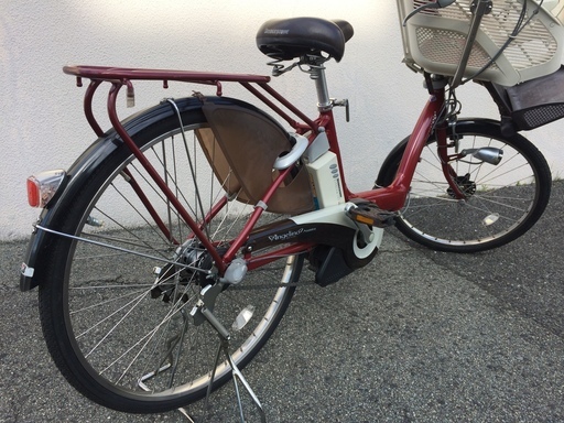 ブリヂストン アンジェリーノ 新基準 三人乗り 子供乗せ 赤 ギュット