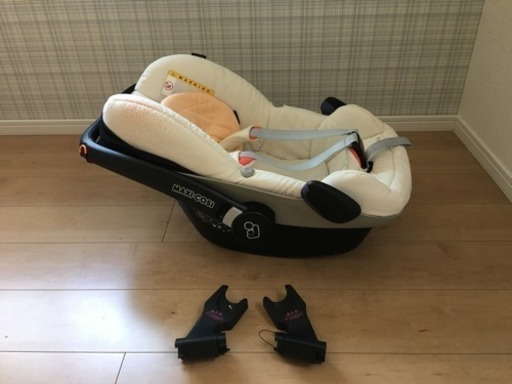 マキシコシ ペブル エアバギー アダプター付き