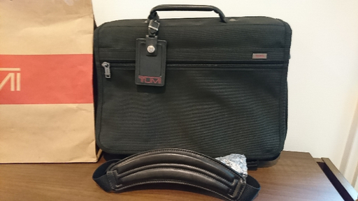 TUMI フラップ ビジネスバッグ 2WAY ショルダー(エクスパブル)