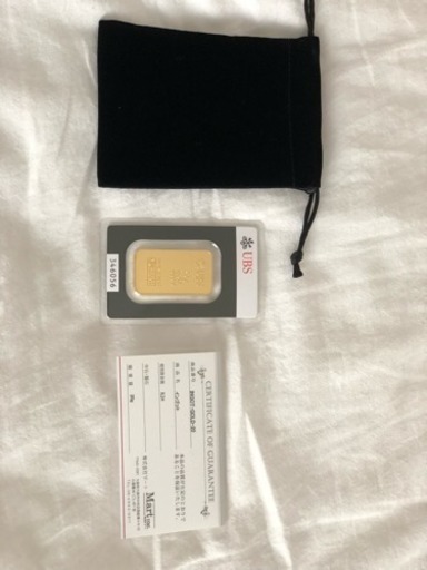 早い者勝ち！【 ゴールドバー75g】   75g 純金 金 GOLD インゴット 金地金 純金バー【保証書付き】