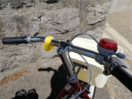 自転車_子供用_14インチ_補助輪・補助棒付き