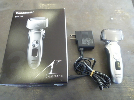 R 中古 Panasonic ラムダッシュ 3枚刃 シルバー調 ES-LT20-S 2012年製