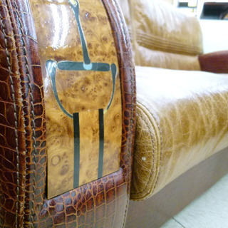 フォルミタリア×グッチ 革ソファ Formitalia×Paolo GUCCI 札幌市 西宮の沢