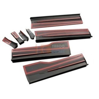 ヴェルファイア30系 サイドスカート黒202