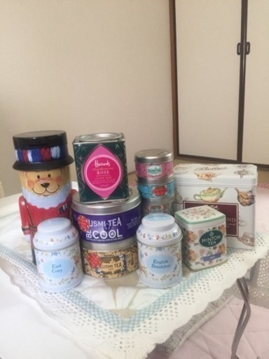 紅茶など 空き缶 ハロッズやクスミティー ミントン など Koko 東武練馬の家庭用品 キッチン雑貨 の中古あげます 譲ります ジモティーで不用品の処分