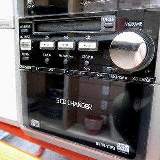 札幌市 パナソニック MD/5CD/カセット/ラジオ ミニコンポ SC-PM710SD