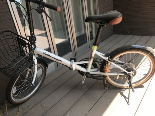 フォルクスワーゲン折りたたみ自転車2台セット