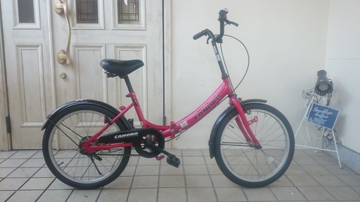 5*8・・取引中・・✴美品✨【点検・整備万全】折り畳み20インチ自転車