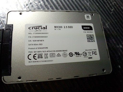 SSD 2TB 電源投入回数約50回 使用時間約100時間 動作保証有 【公式通販】