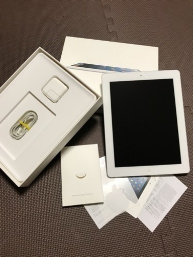 土日値下げ！)(希少)iPad4 Wi-Fi 16GB ホワイト （MD513J/A） 第4世代 ios6.0.1