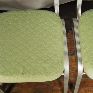 レセプションチェア アルミフレーム 若葉色 スタッキングチェア 100脚セット 宴会会場ホテルブライダル式場