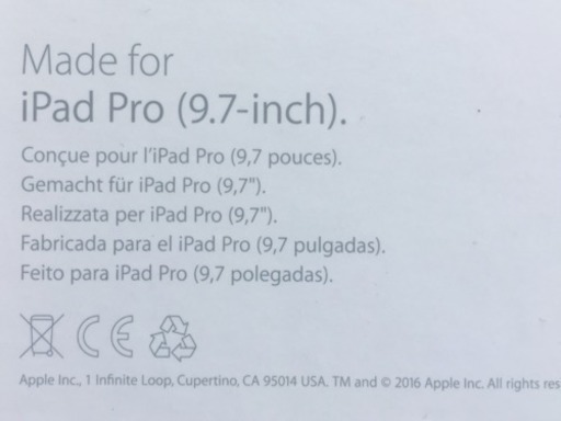 【未使用品】Apple ipad Pro用 smart keyboard (9.7インチ)