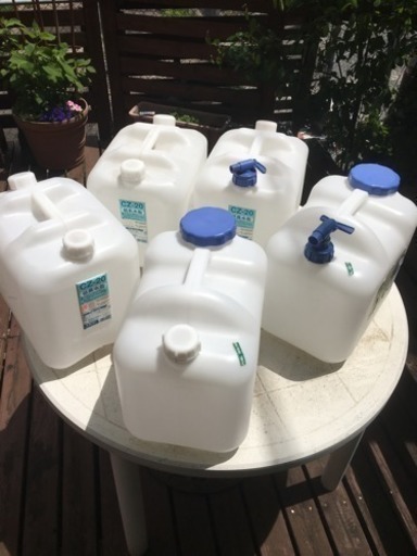 水用ポリタンク 20L x5個