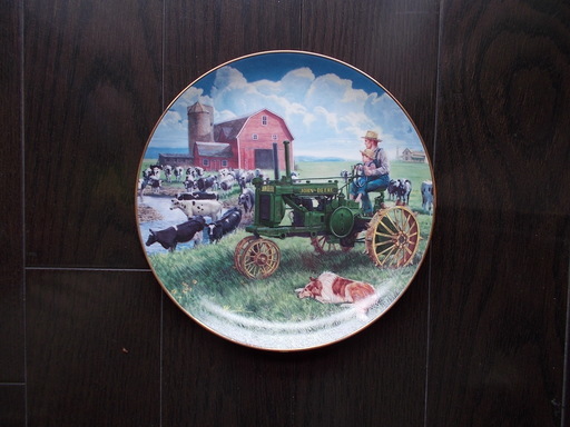 ジョンディア　JOHN　DEERE　飾り絵皿限定品　新品