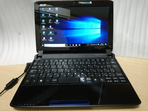 Windows10　acer　Aspire　one　ミニノート　Webカメラ付き