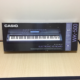 CASIO/76ピアノ形状鍵盤/スタンド付/WK-500/