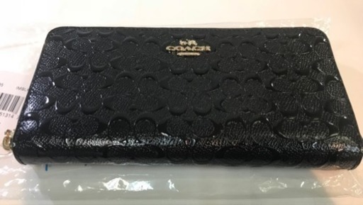 コーチ 新品未使用財布 人気の黒色(^^)