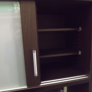 レンジボード キッチンボード ダークブラウン 幅90cm 札幌 西岡発