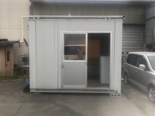 耐雪型プレハブ事務所に！綺麗！