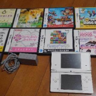再値下げ‼️任天堂DSi カセット9本&カバー、ケース付き