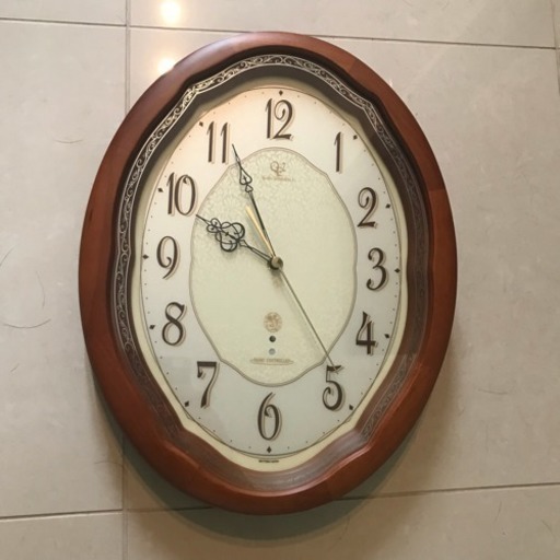 壁掛け時計 クイーンエリザベス2 リズム時計