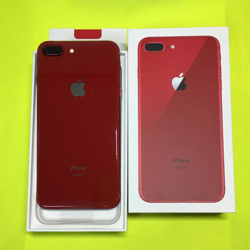 新品 未使用品 SIMフリー iPhone8 plus 256GB 赤 red レッド www ...