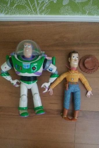 トイストーリーウッディバズ ライトイヤーフィギュア 人形セット まめたろ0814 札幌のおもちゃの中古あげます 譲ります ジモティーで不用品の処分
