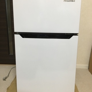 美品◆17年製２ドア冷蔵庫　Hisense　HR-B95A　９３...