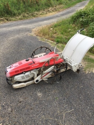 値下げ！稼働OK！田植え機 2条 歩行型 三菱 マイレディ MP260 苗箱付き ...