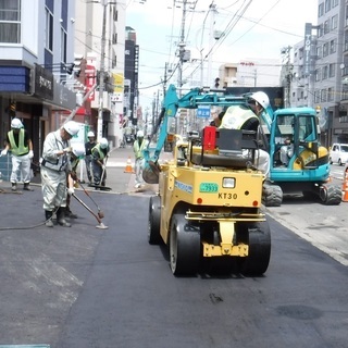 ★施工管理者★舗装土木作業員★重機オペレーター大募集‼の画像