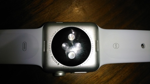 Apple watch series 3 38mm silver Aluminum Fog Sport Band (GPS) MQKU2J/A