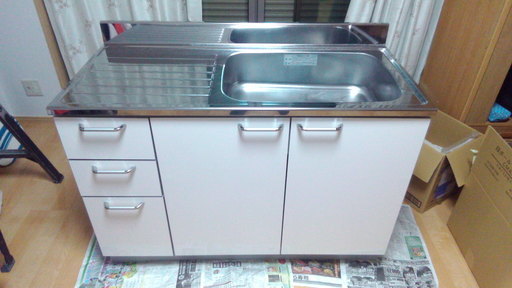 家庭用のキッチン台 調理台 1200×550×850