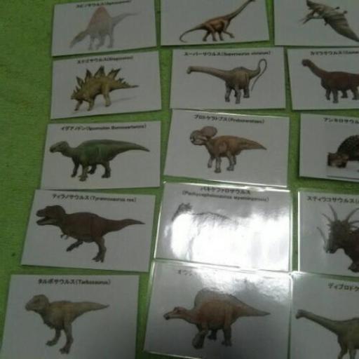 恐竜のカード 手作り 19枚 ちゃあ 横浜のおもちゃの中古あげます 譲ります ジモティーで不用品の処分