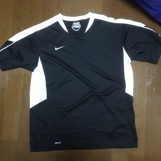NIKE FIT DRY Tシャツ 黒×白 メンズMサイズ