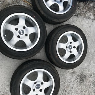 ほぼ新品 175/65/15 アルミホイール付きノーマルタイヤ※取り付け