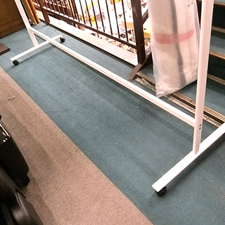 札幌【ホワイトボード 両面 回転式】W180cm キャスター＆イレイザー付き 分解可能 USED 本郷通店