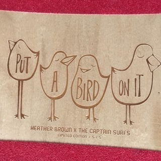 ヘザーブラウン ロングスケートボード 新品未使用【5本限定シリアルナンバー入り】