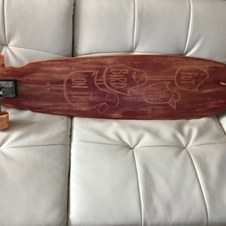 ヘザーブラウン ロングスケートボード 新品未使用【5本限定シリアルナンバー入り】