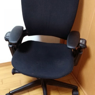 ※交渉中【リープチェア】黒★スチールケース社★中古【Leap chair】