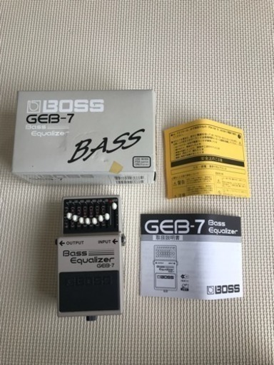 BOSS ベース イコライザー GEB-7 美品