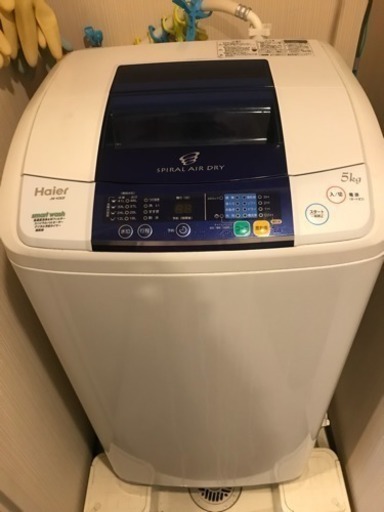 5月末直接取引◯洗濯機 Haier