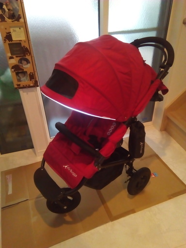 AirBuggycocoブレーキモデル 赤　付属品多数有　エアバギー