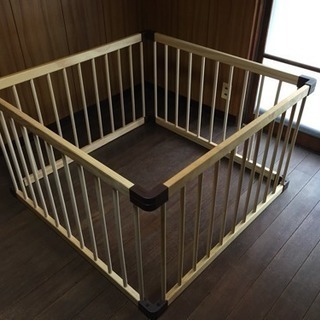 ファルスカ ベビー柵 farska woodplaypen ２セット