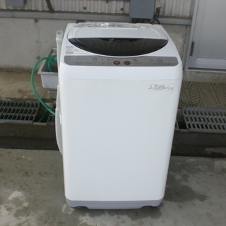 2010年製 5.5kg 洗濯機 シャープ ES-GE55K (...