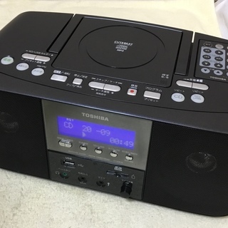 超美品＞東芝・SD/USB/CDラジオ・TY-SDK70