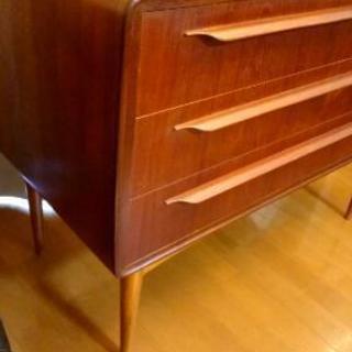 北欧家具 チーク三段チェスト  アンティーク