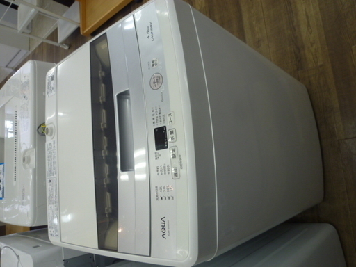 R 中古 AQUA 全自動洗濯機4.5K AQW-S45E 2017年製