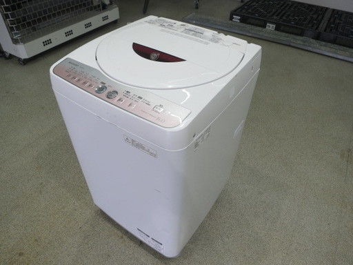 洗濯機　シャープ　SHARP　ES-GE60L　6.0㎏　2012年製　簡易清掃済