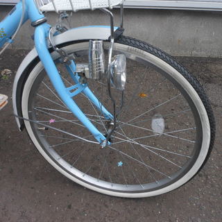 子供用自転車 22インチ 水色 タイヤ新品☆