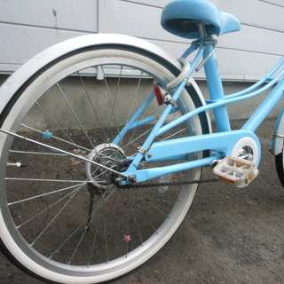 子供用自転車 22インチ 水色 タイヤ新品☆